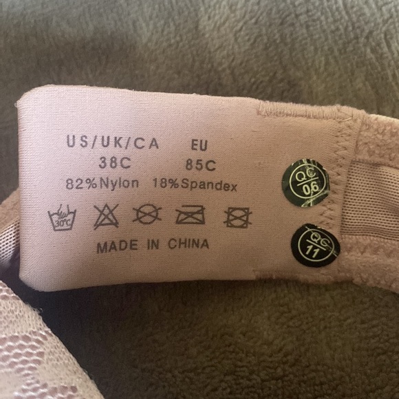 Wingslove Women's Push Up Light Purple Leopard Bra - Picture 6 of 7